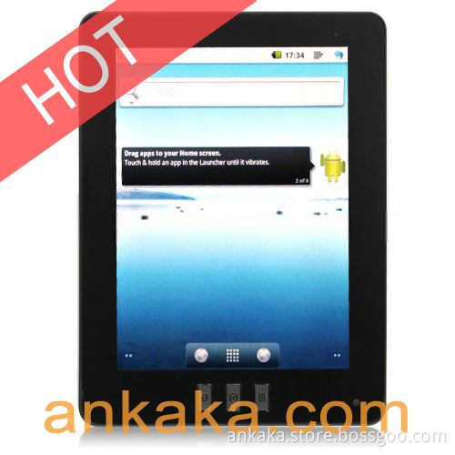 Tab T8-Black: Android2.2 Tablet PC, Flash10.1, Wifi, 8" Touch Screen, 1.2 GHz CPU, 512MB DDR2 RAM, 1080P HDMI Output
